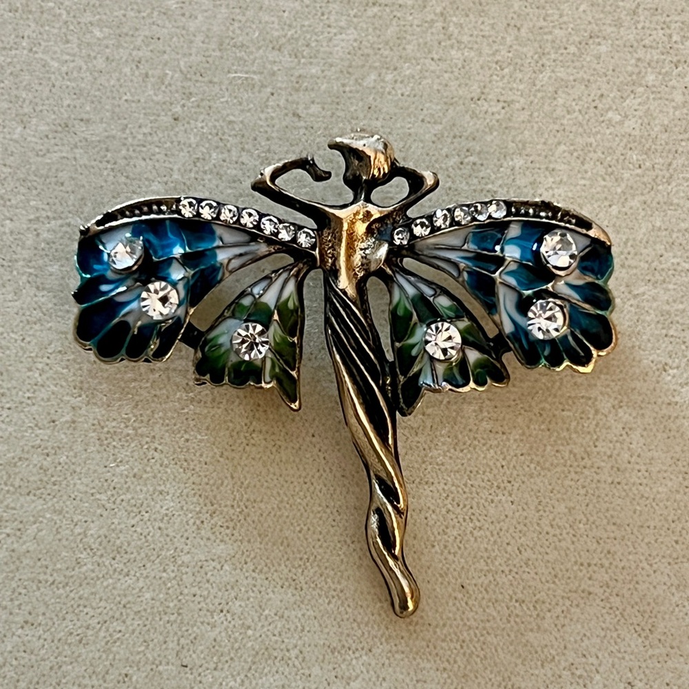 New Elegant Cloisonné Fairy Pin/Brooch